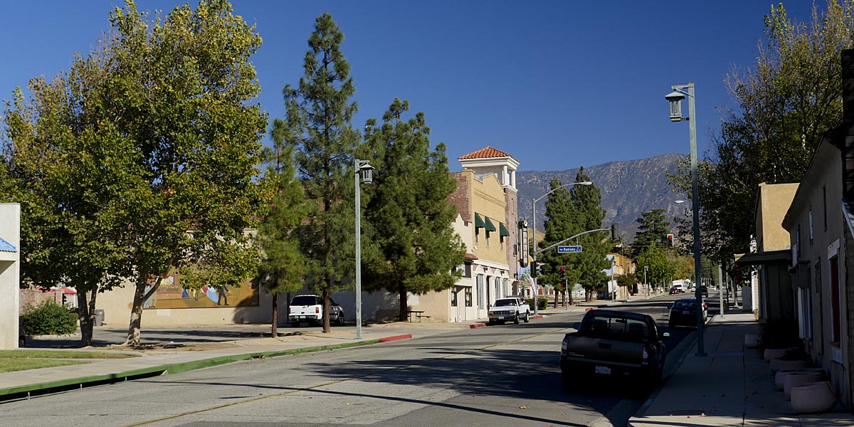Downtown Banning - South San Gorgonio looking north