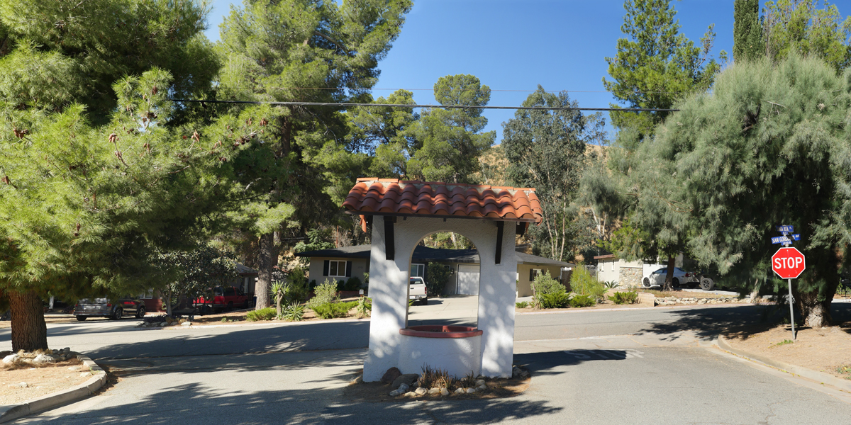 Wishing well at Santa Rita Palce Banning Ca