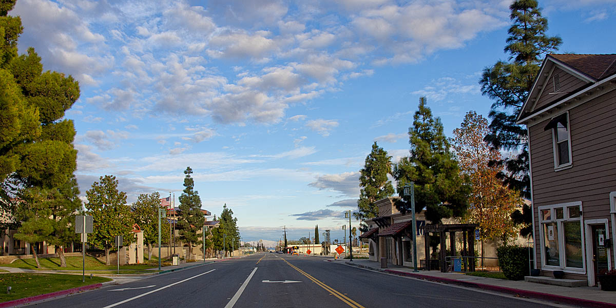 East Banning Businesses Ramsey St looking east