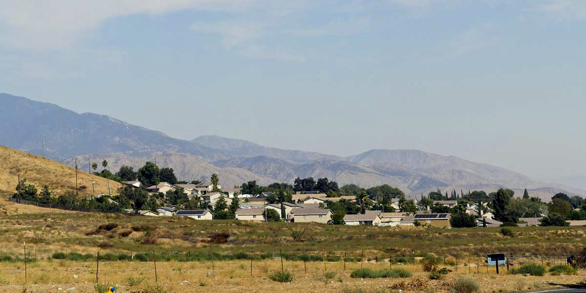 west Banning From West Wilson looking north east