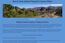 Indian Canyon Hikes